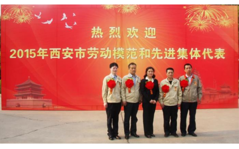 集团荣获&ldquo;西安市先进集体&rdquo;称号